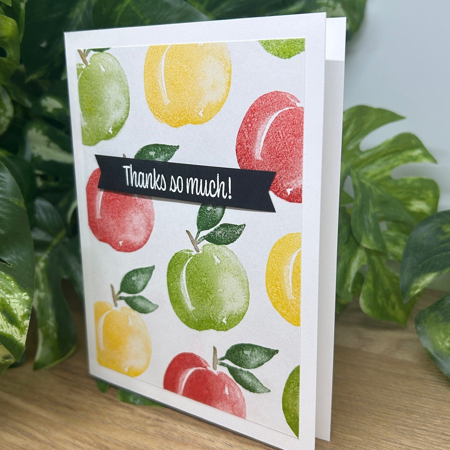 Apple Thank You Card