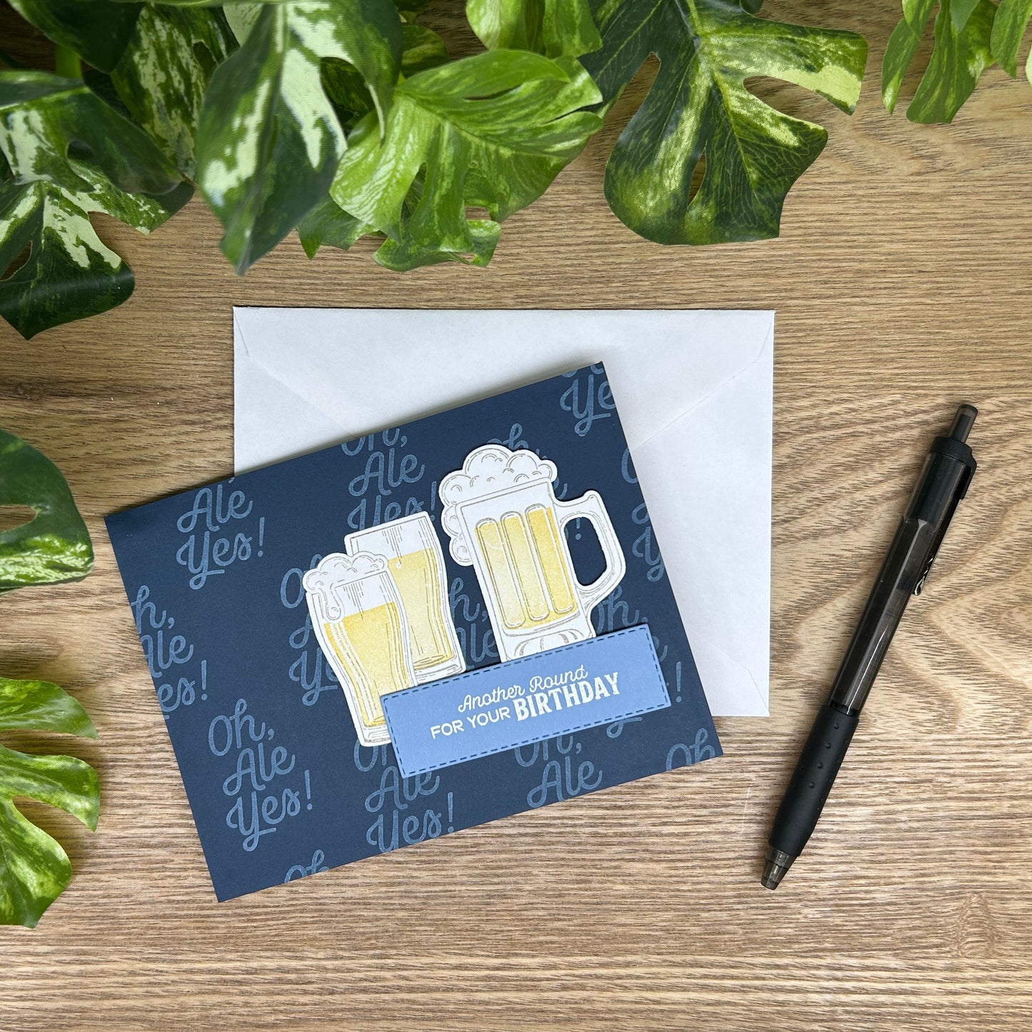Beer Birthday Handmade Card