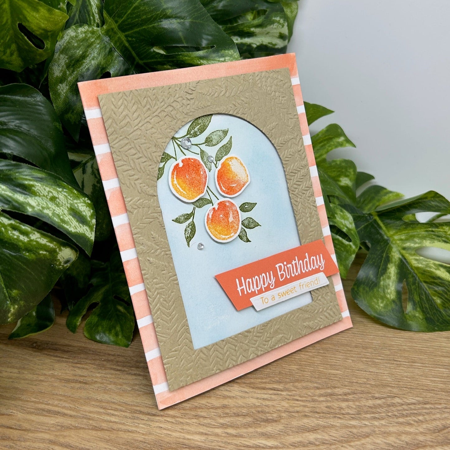 Birthday Peach Card