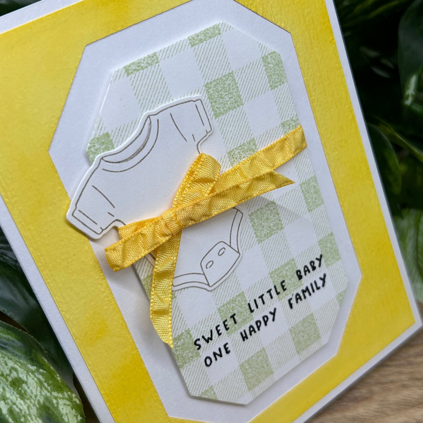 Baby Onesie Handmade Card