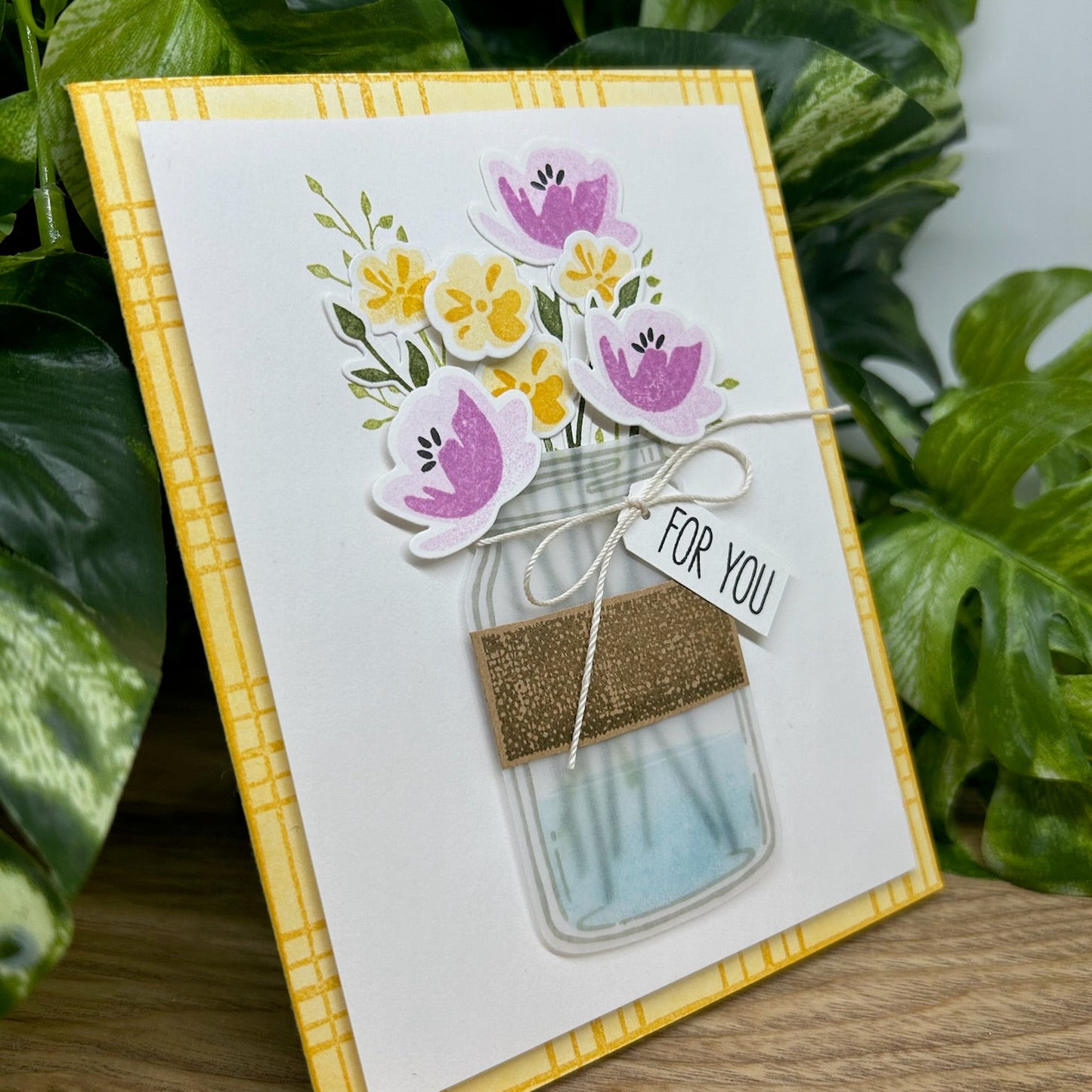 Bouquet for You Handmade Card