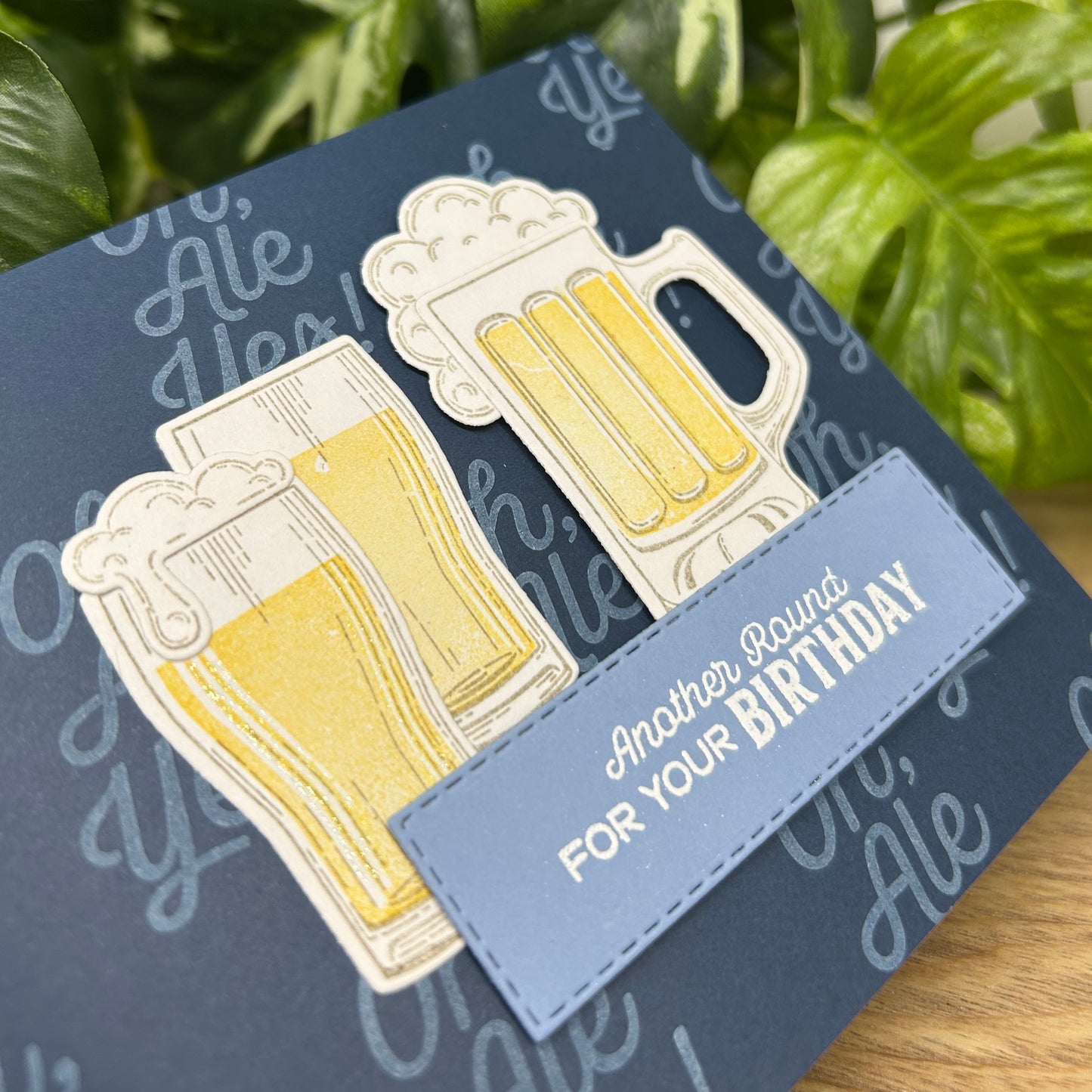 Beer Birthday Handmade Card