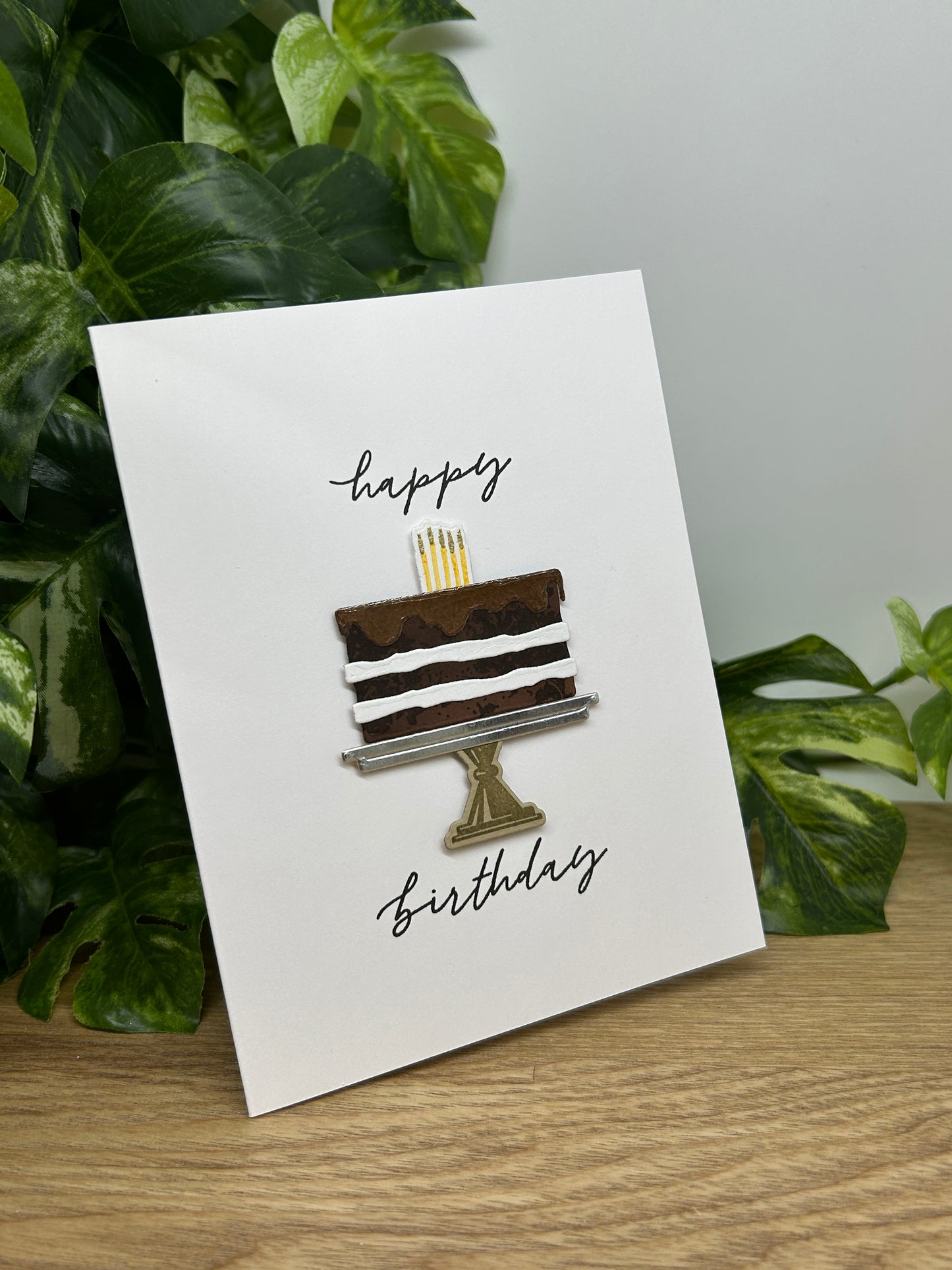 Birthday Cake Handmade Card