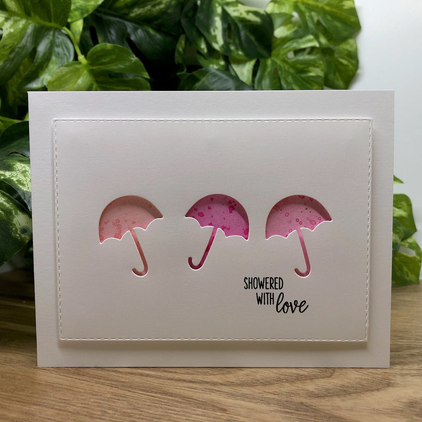 Showered With Love Handmade Card
