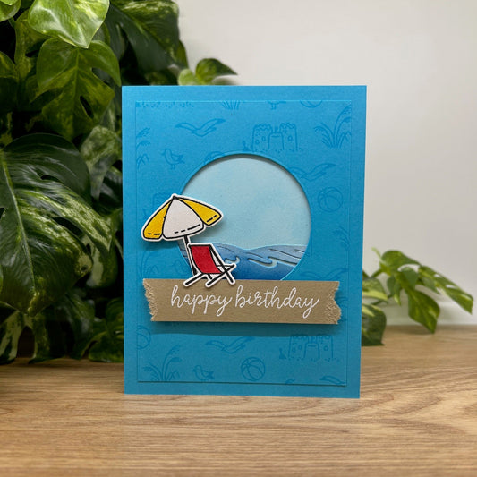 Beach Birthday Card