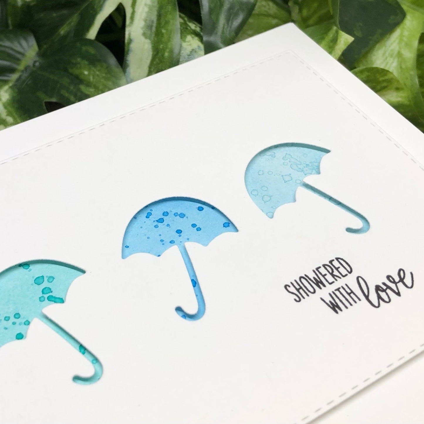 Showered With Love Handmade Card