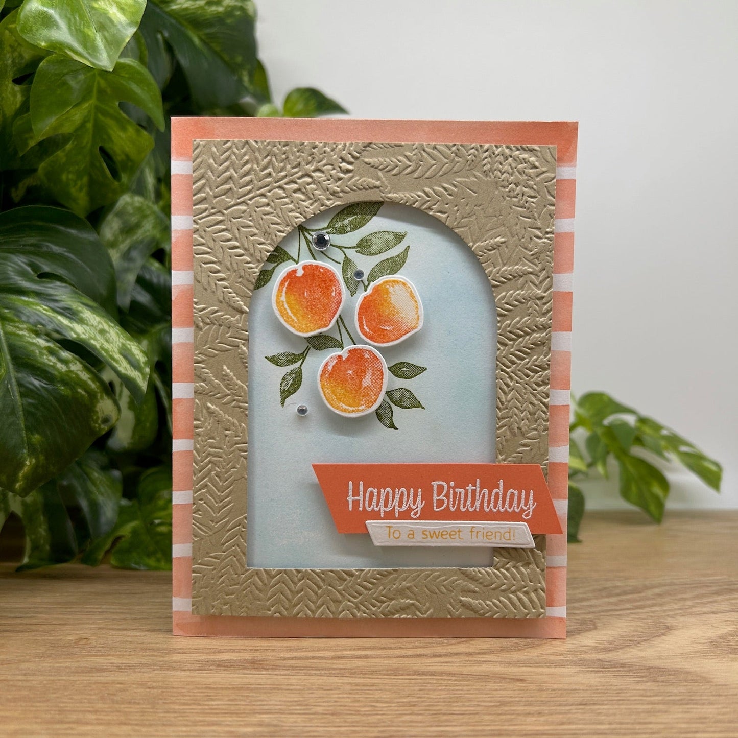 Birthday Peach Card