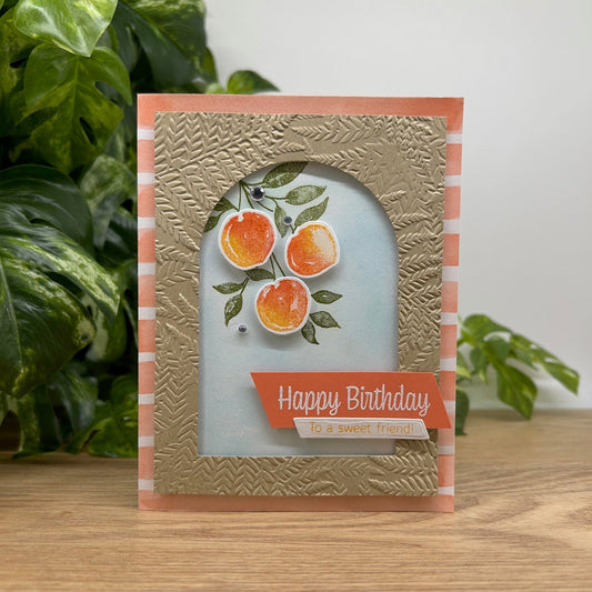 Birthday Peach Card