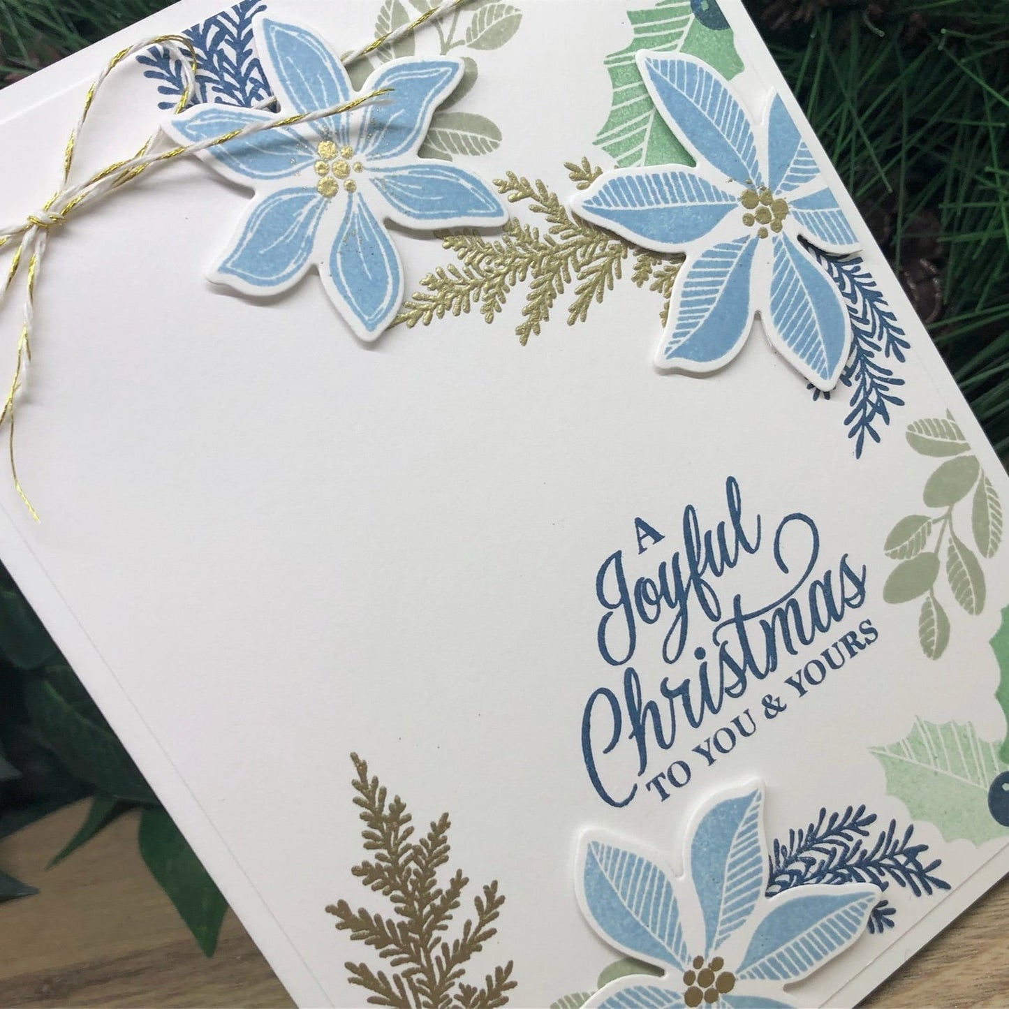 Joyful Christmas Handmade Card