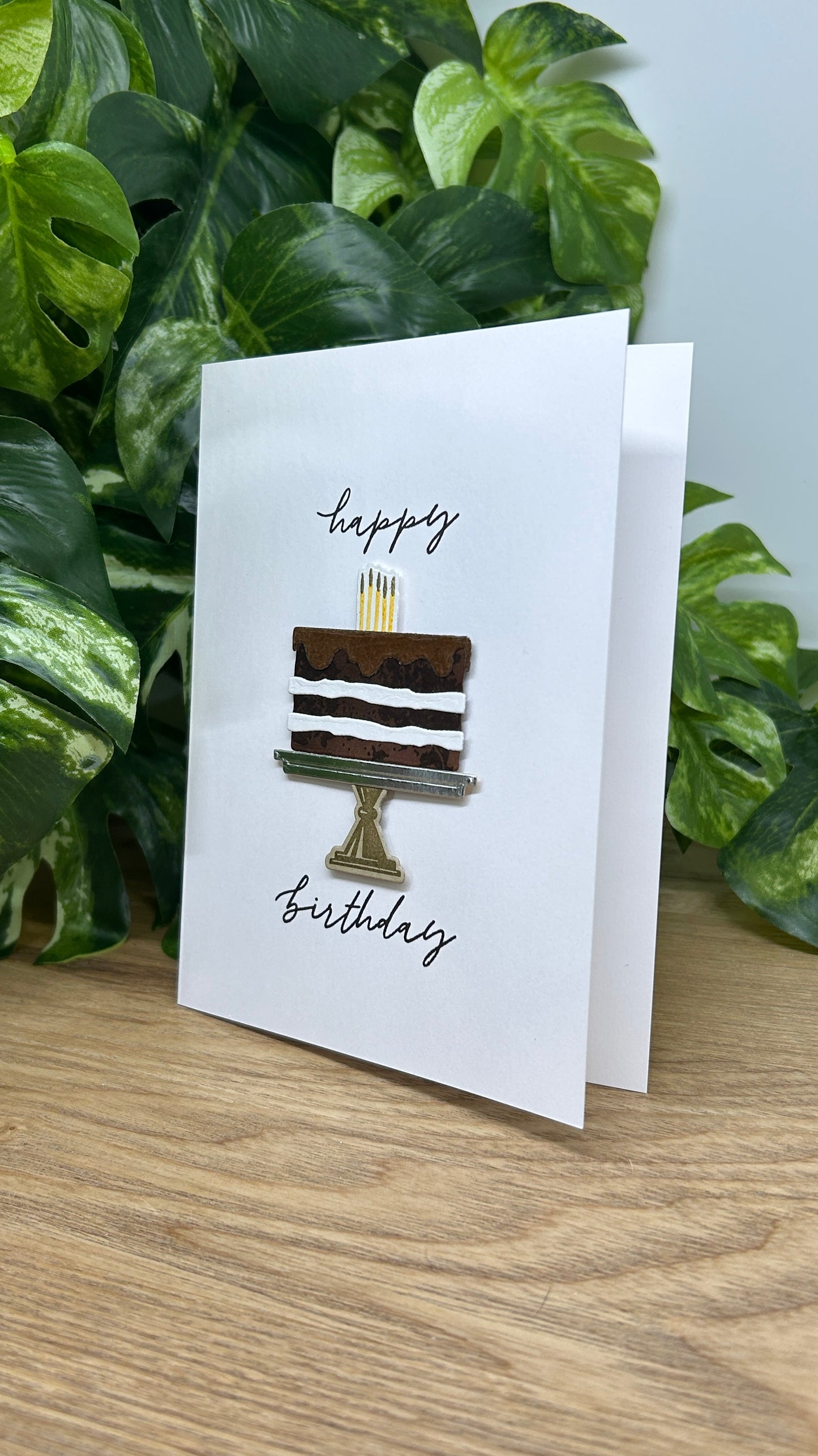 Birthday Cake Handmade Card