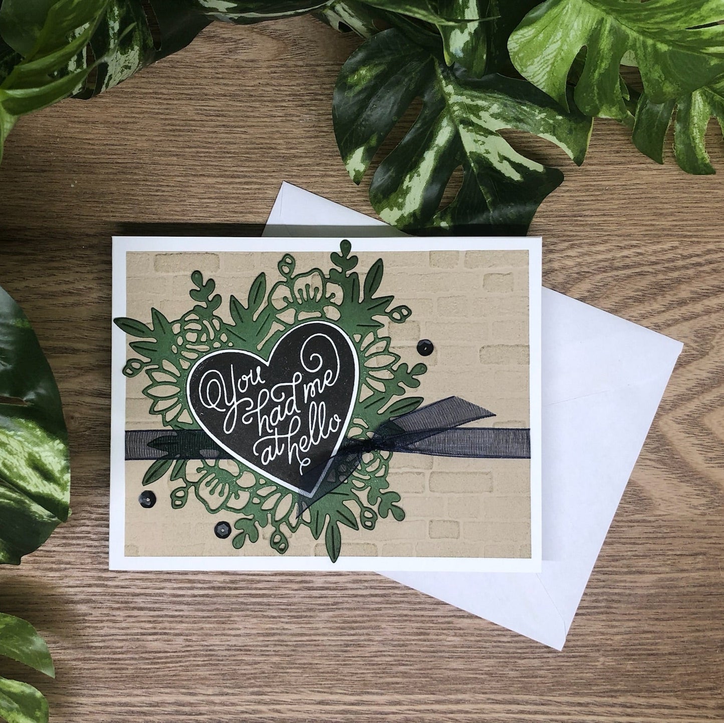 You Had Me at Hello Handmade Card