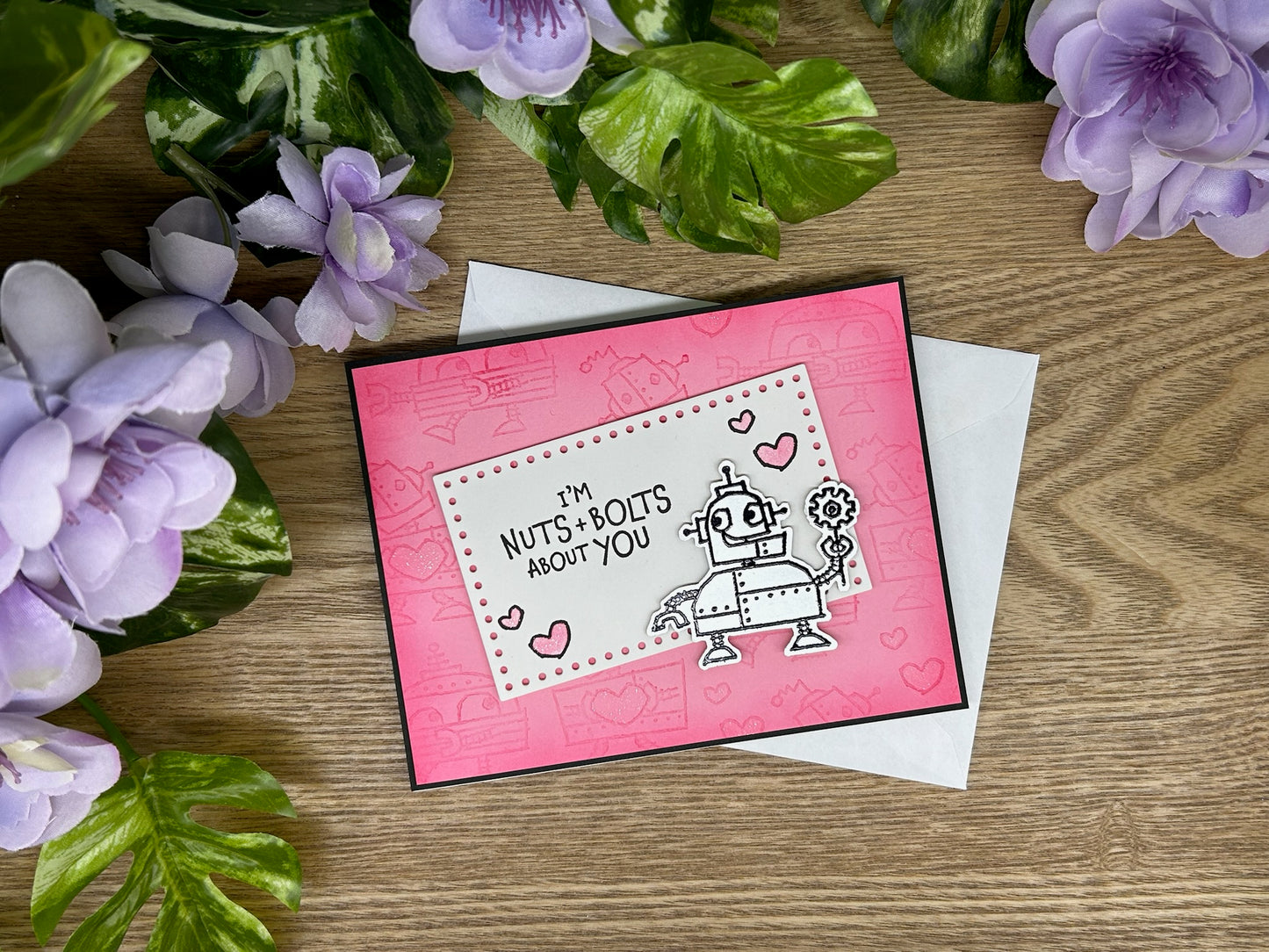 Nuts & Bolts About You Handmade Card
