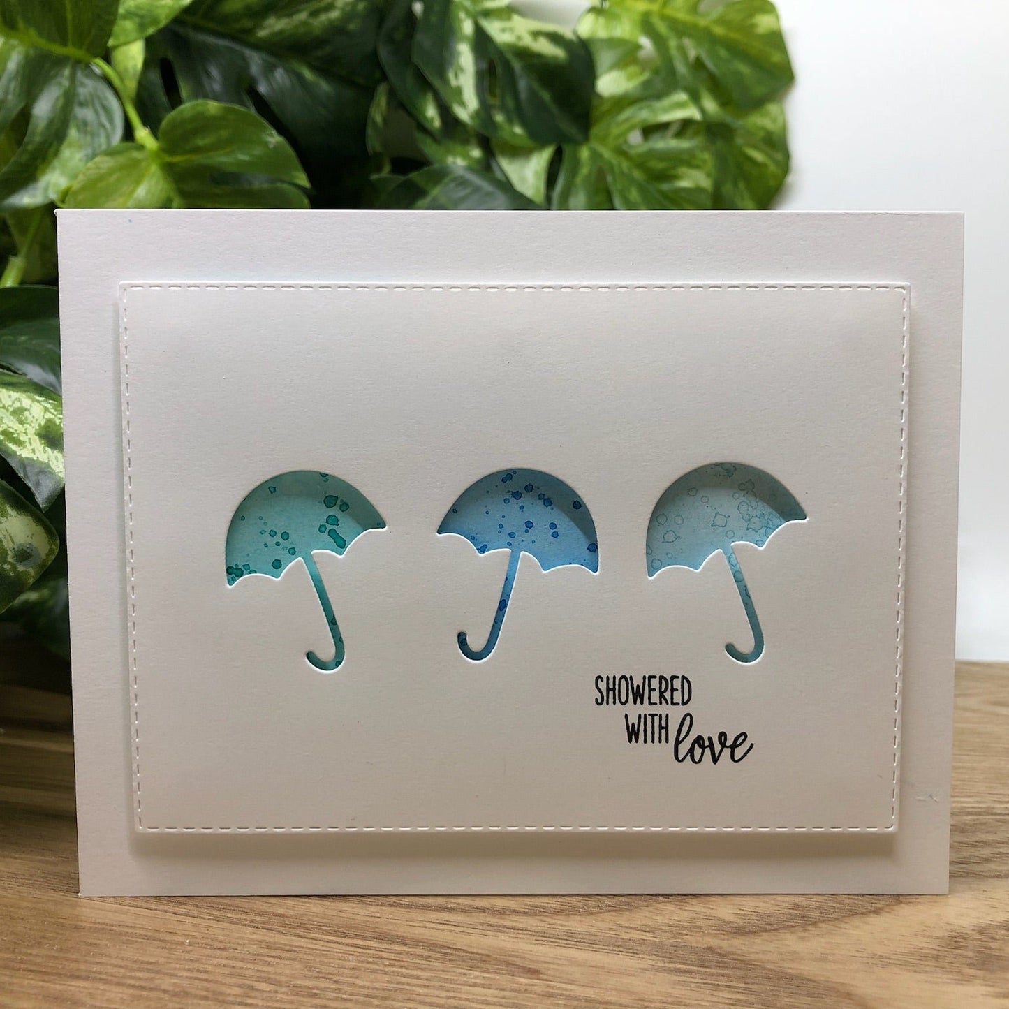 Showered With Love Handmade Card