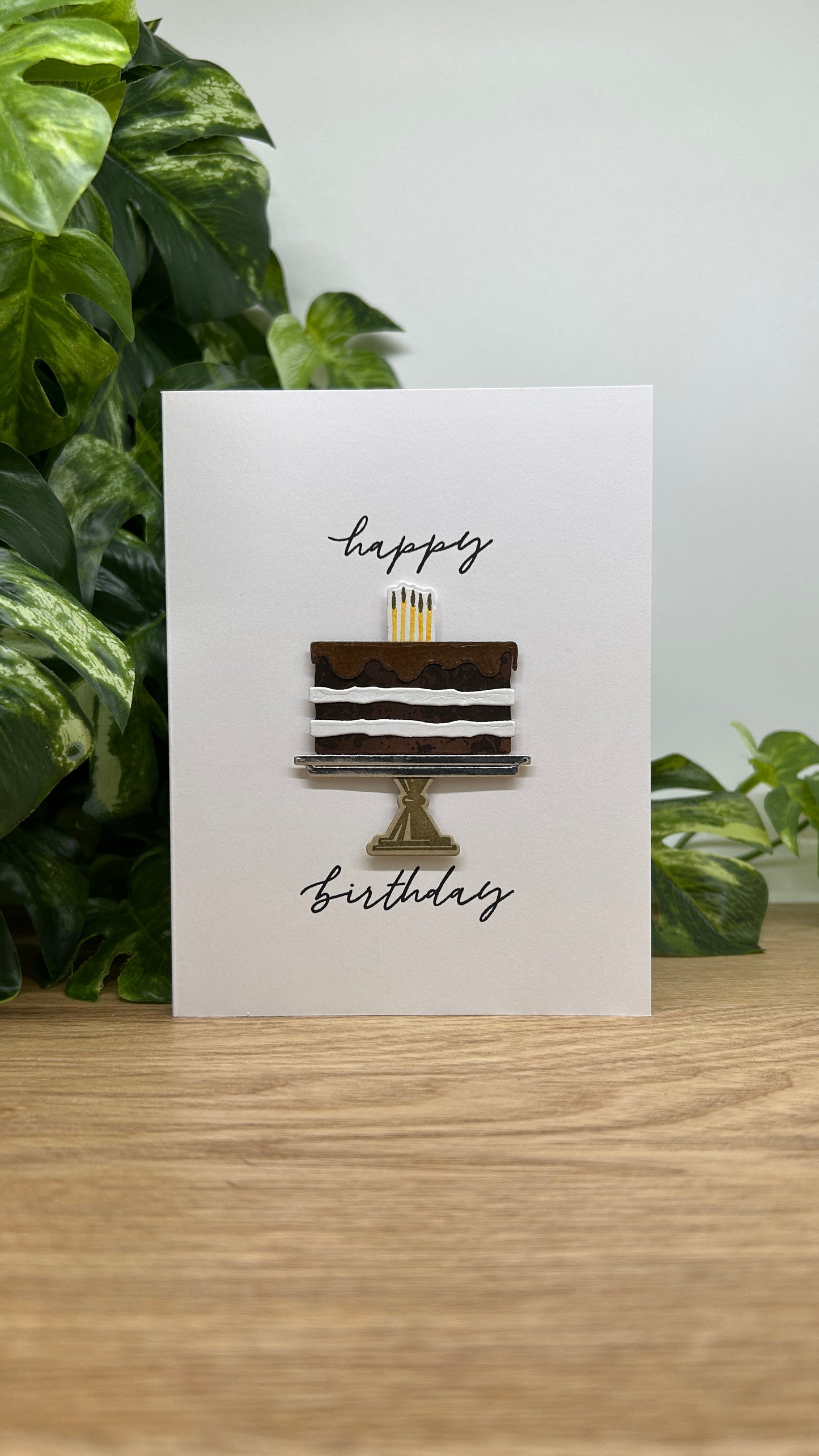 Birthday Cake Handmade Card