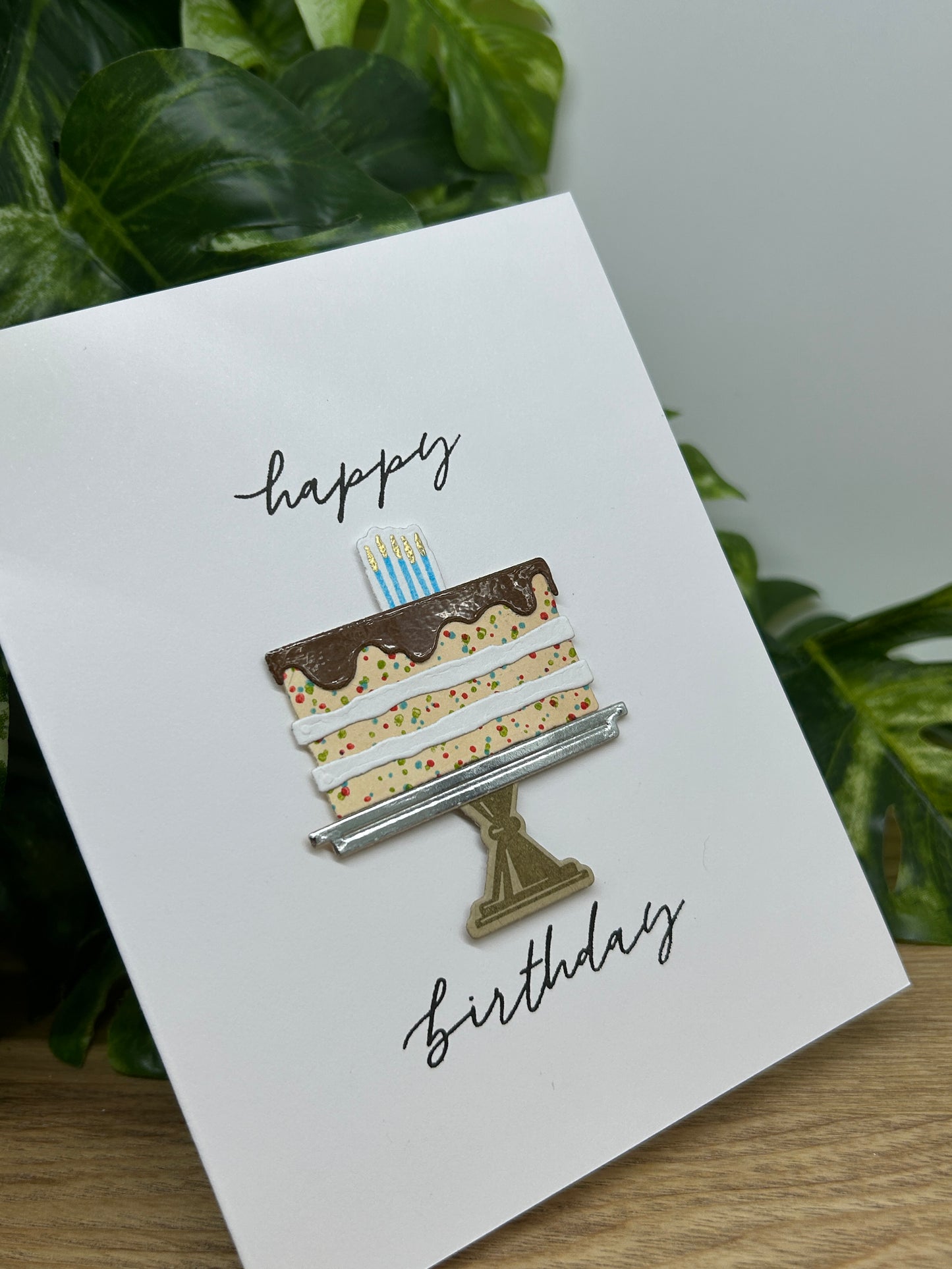 Birthday Cake Handmade Card