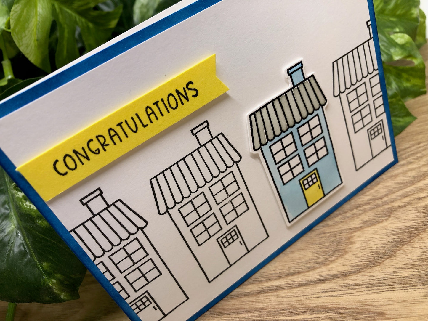 New Home Congratulations Handmade Card