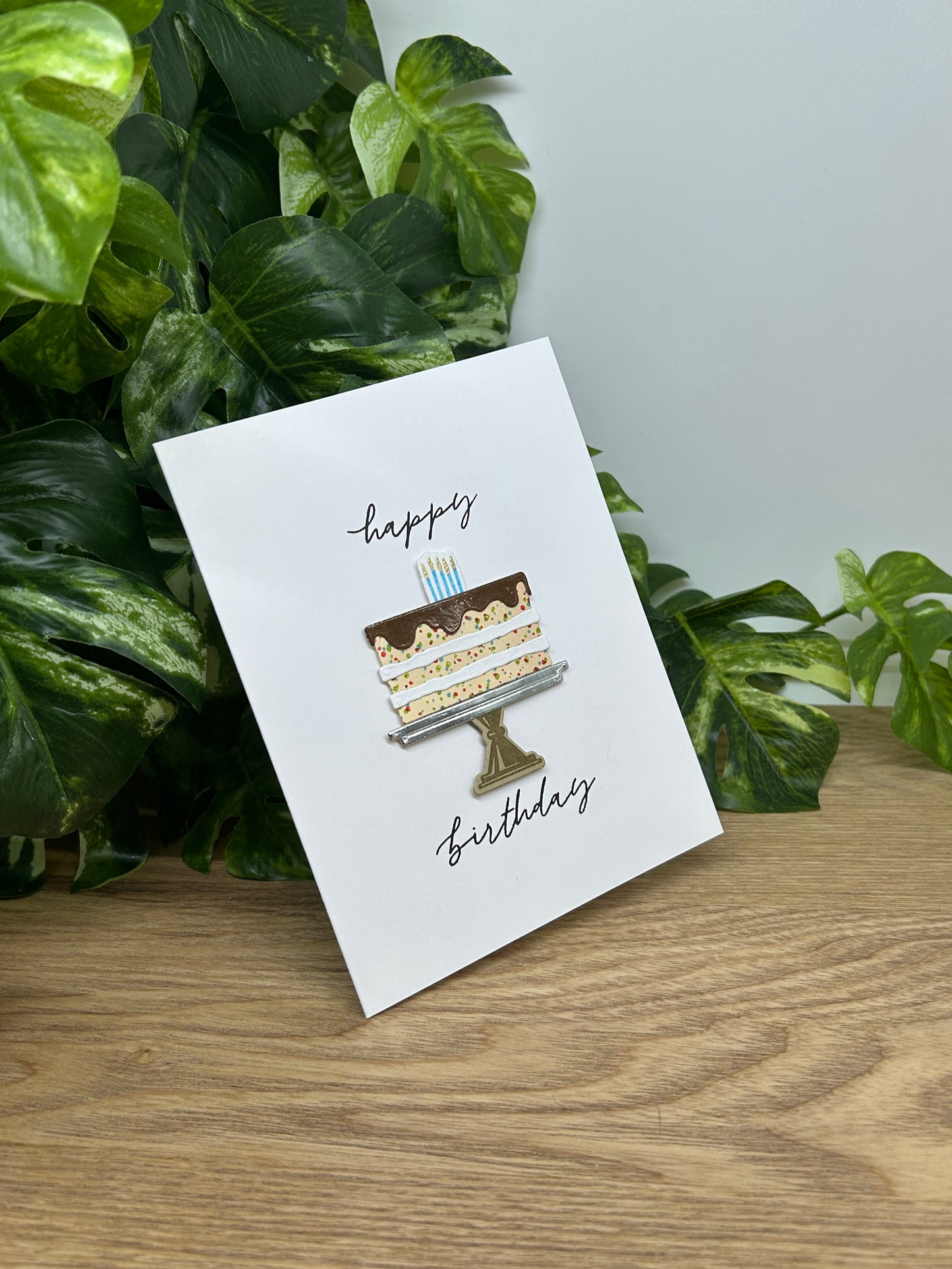 Birthday Cake Handmade Card