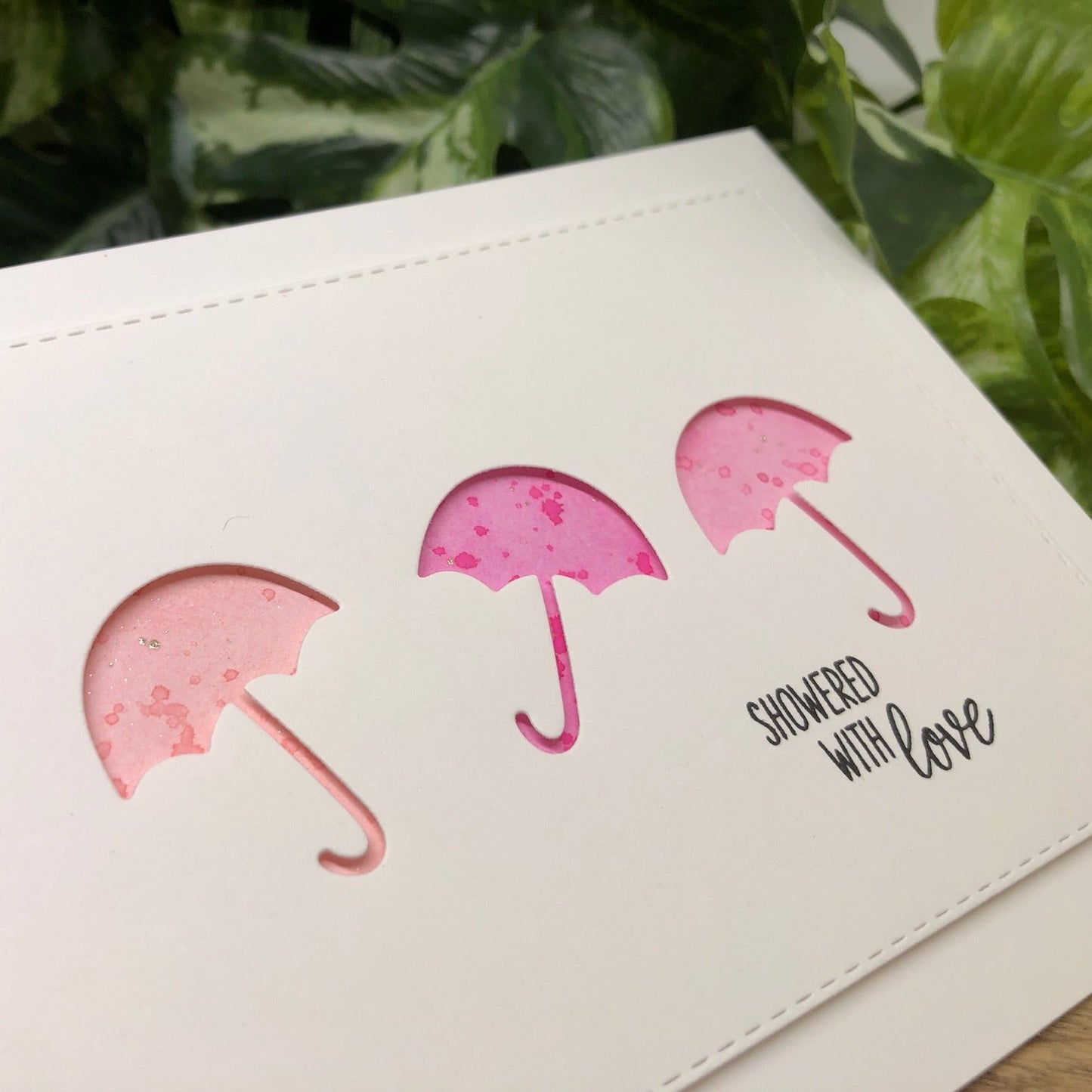 Showered With Love Handmade Card