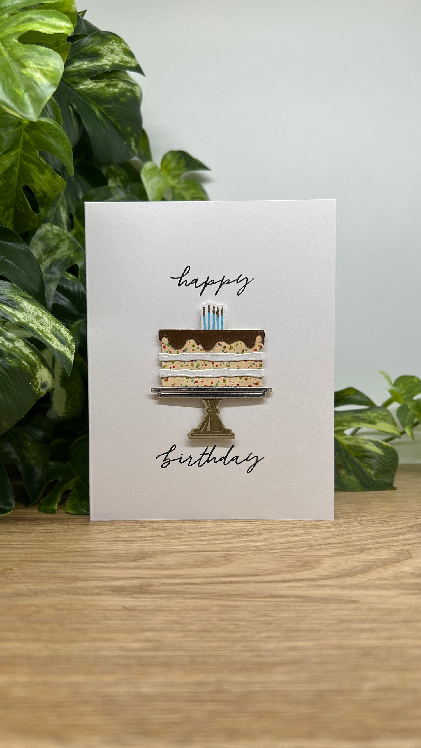 Birthday Cake Handmade Card