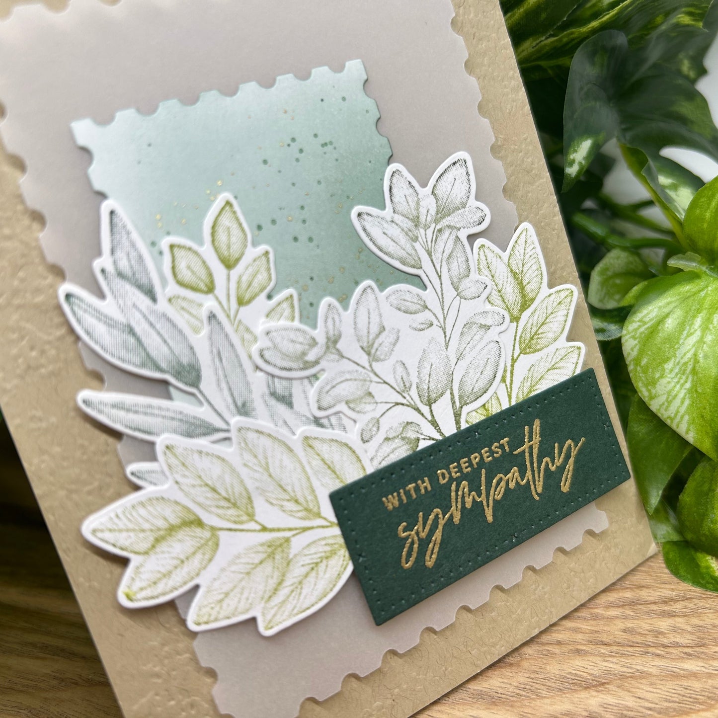 Deepest Sympathy Handmade Card