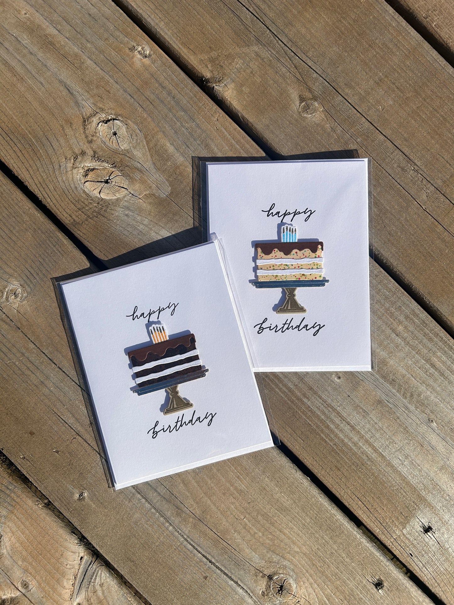 Birthday Cake Handmade Card