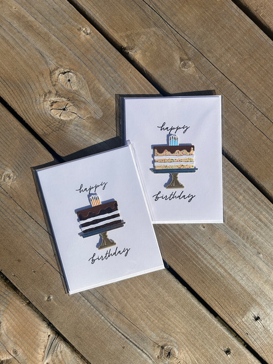 Birthday Cake Handmade Card