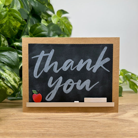 Chalkboard Thank You Card