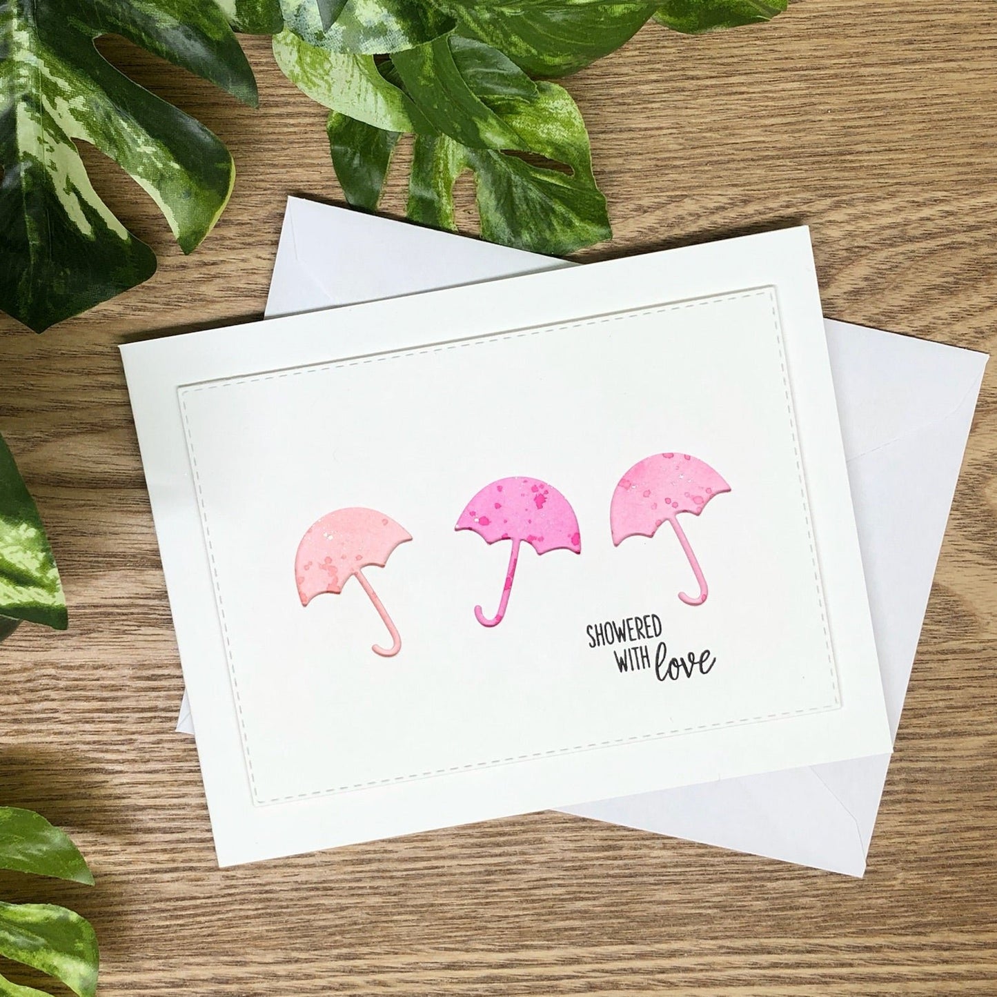 Showered With Love Handmade Card