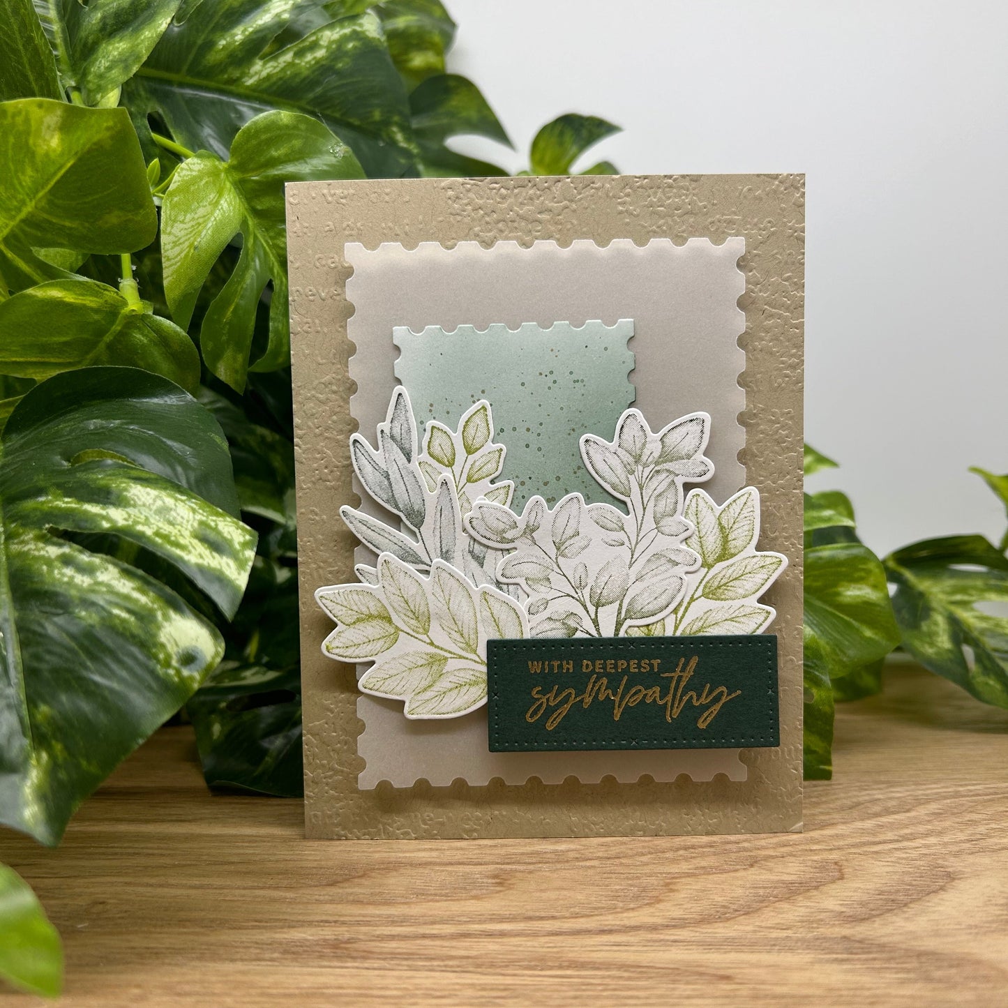 Deepest Sympathy Handmade Card