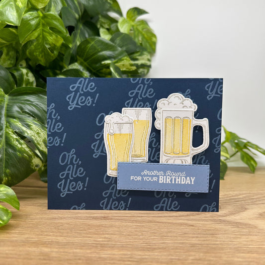 Beer Birthday Handmade Card