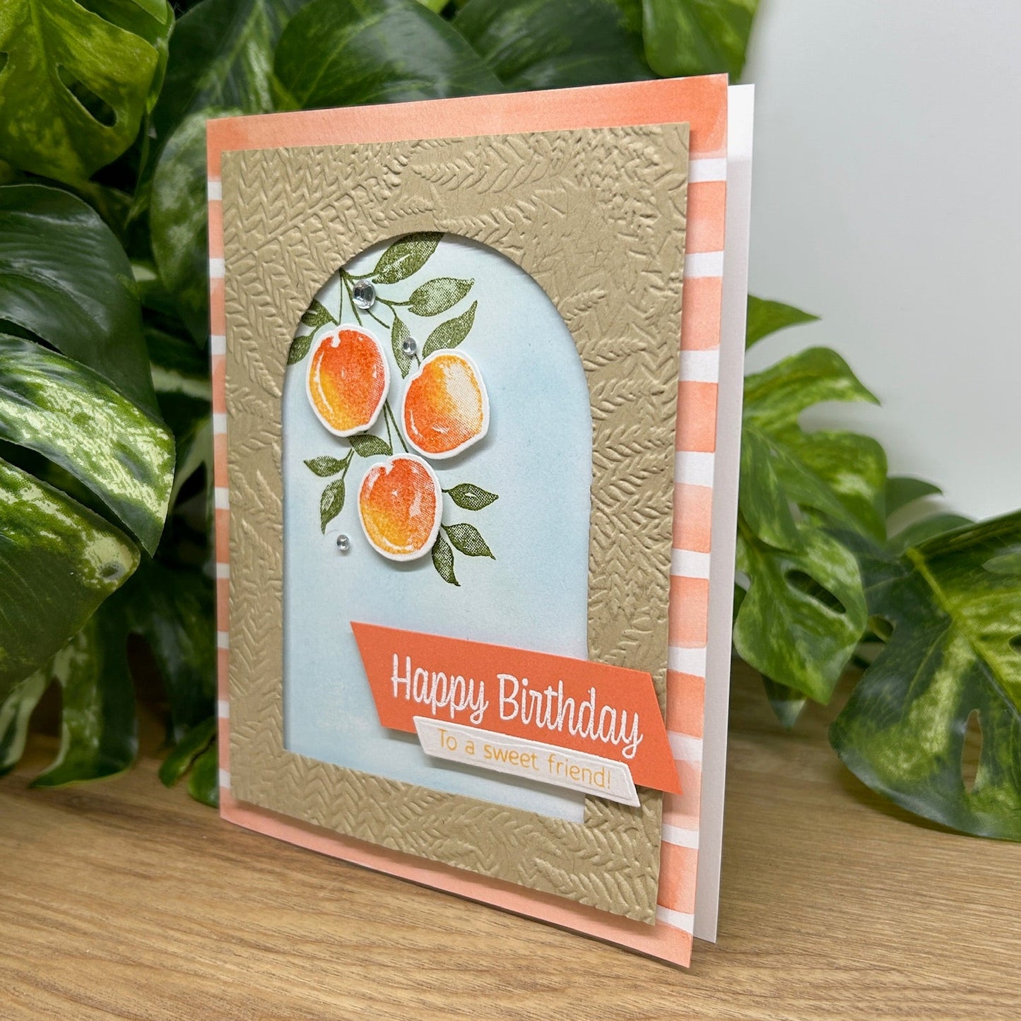 Birthday Peach Card