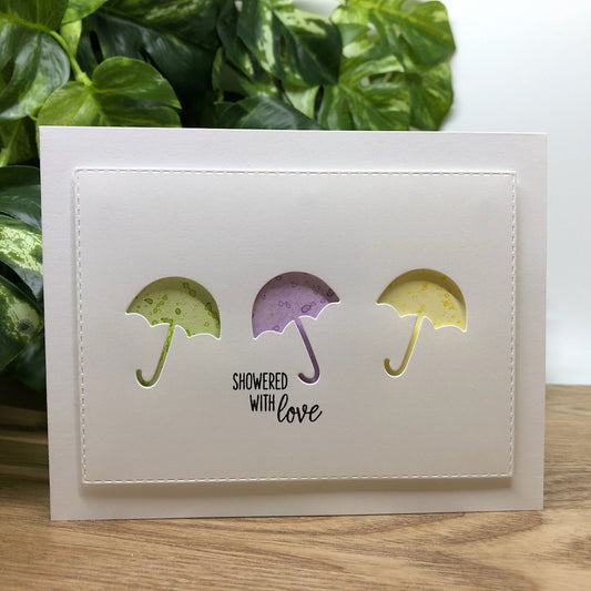 Showered With Love Handmade Card