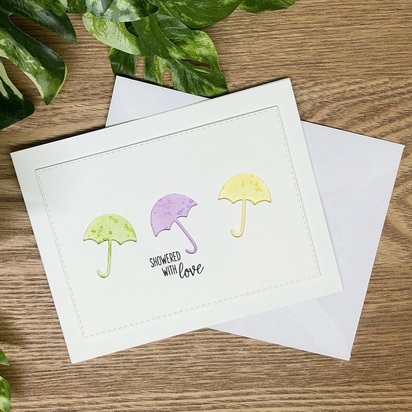 Showered With Love Handmade Card