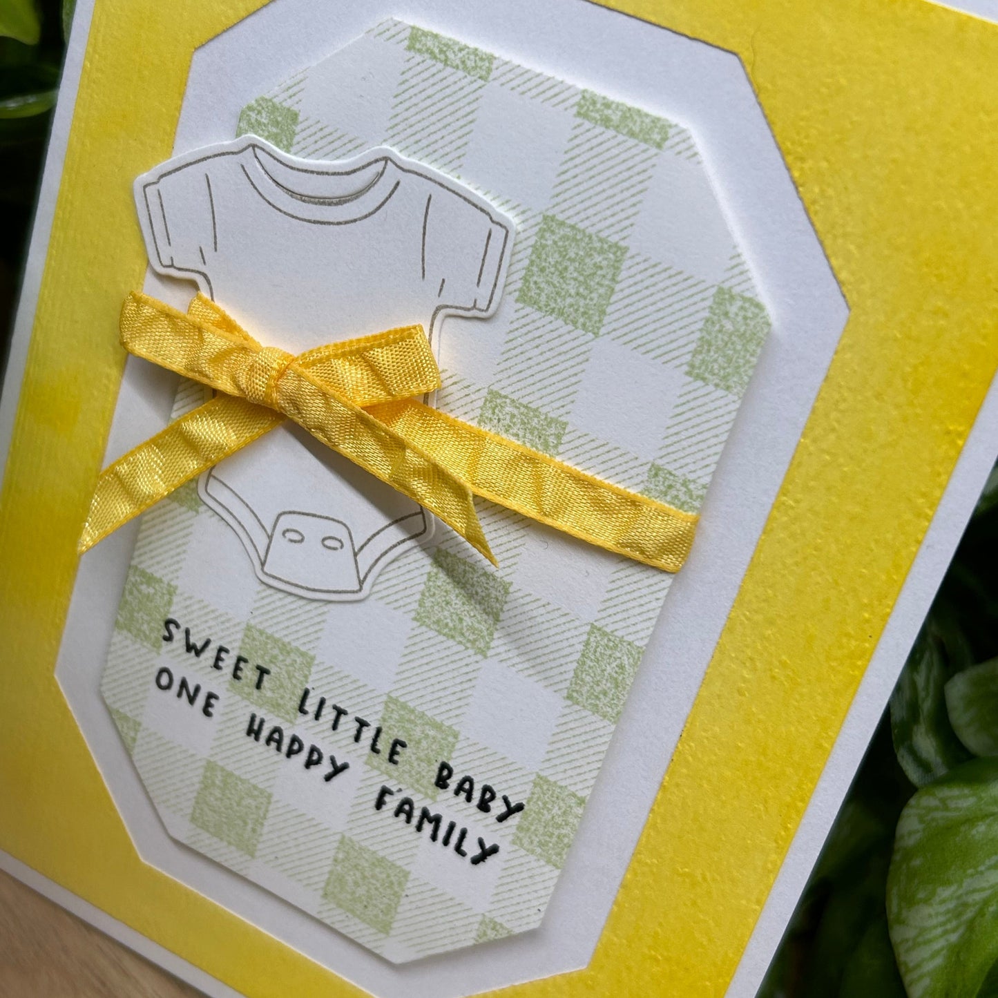Baby Onesie Handmade Card