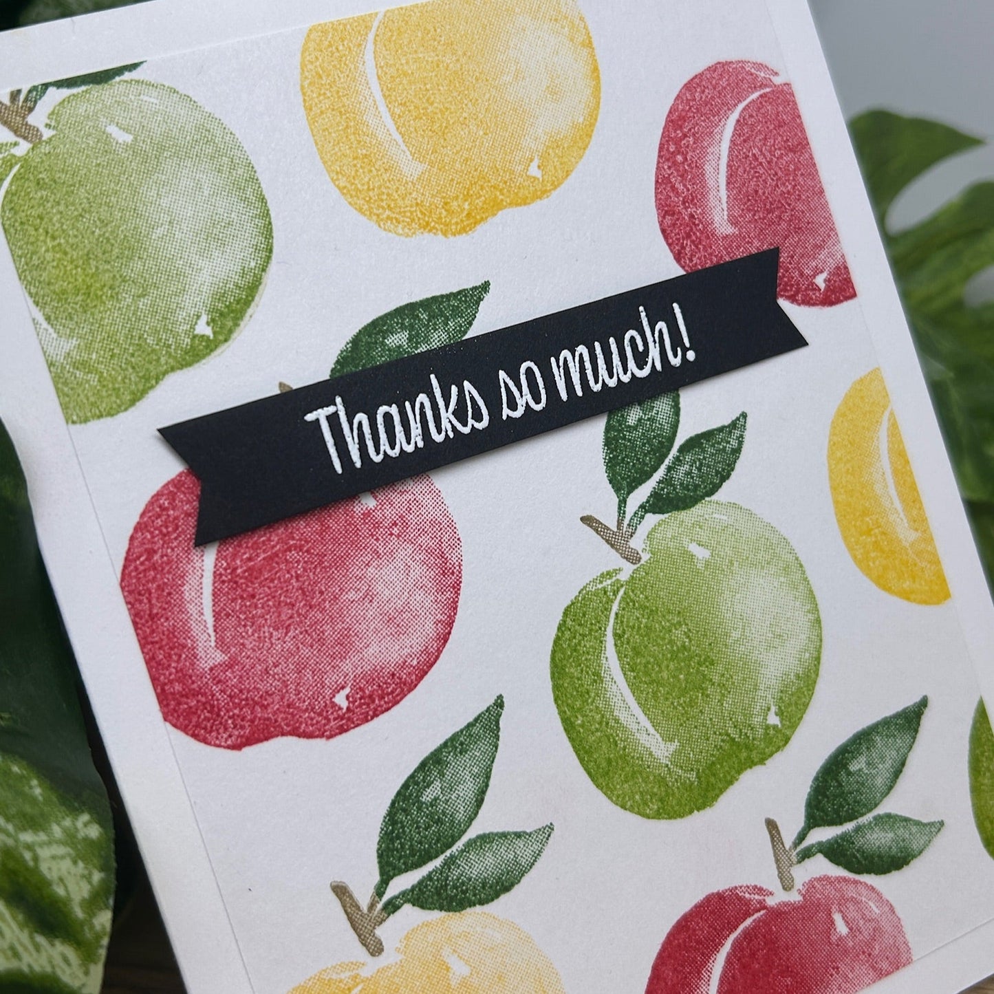 Apple Thank You Card