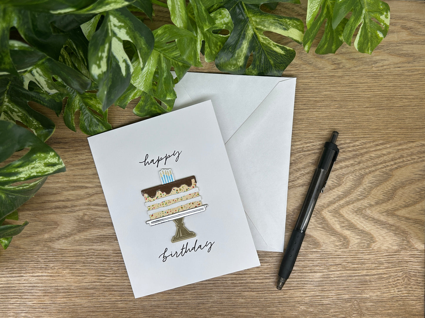 Birthday Cake Handmade Card