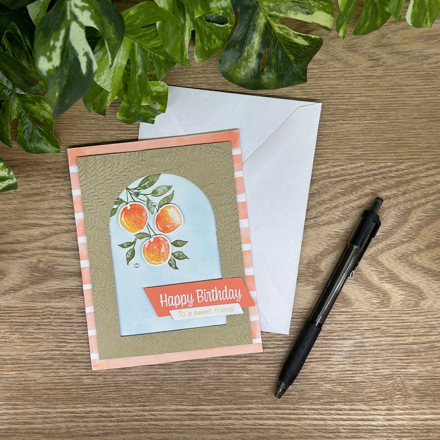 Birthday Peach Card