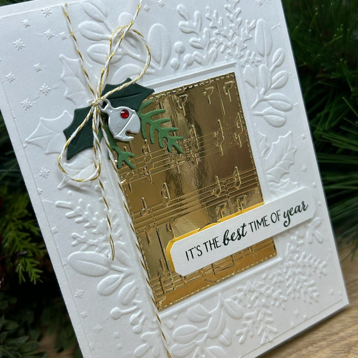 Best Time of the Year Handmade Christmas Card