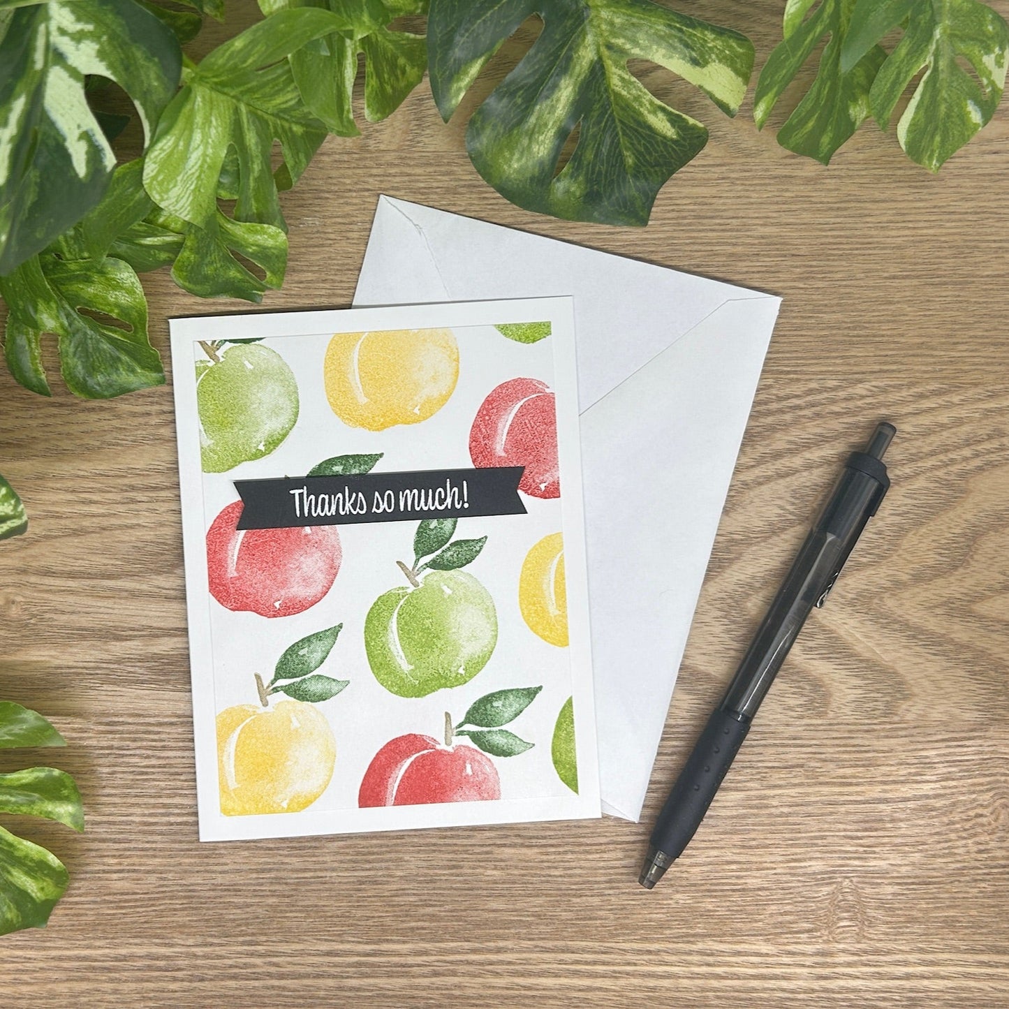 Apple Thank You Card