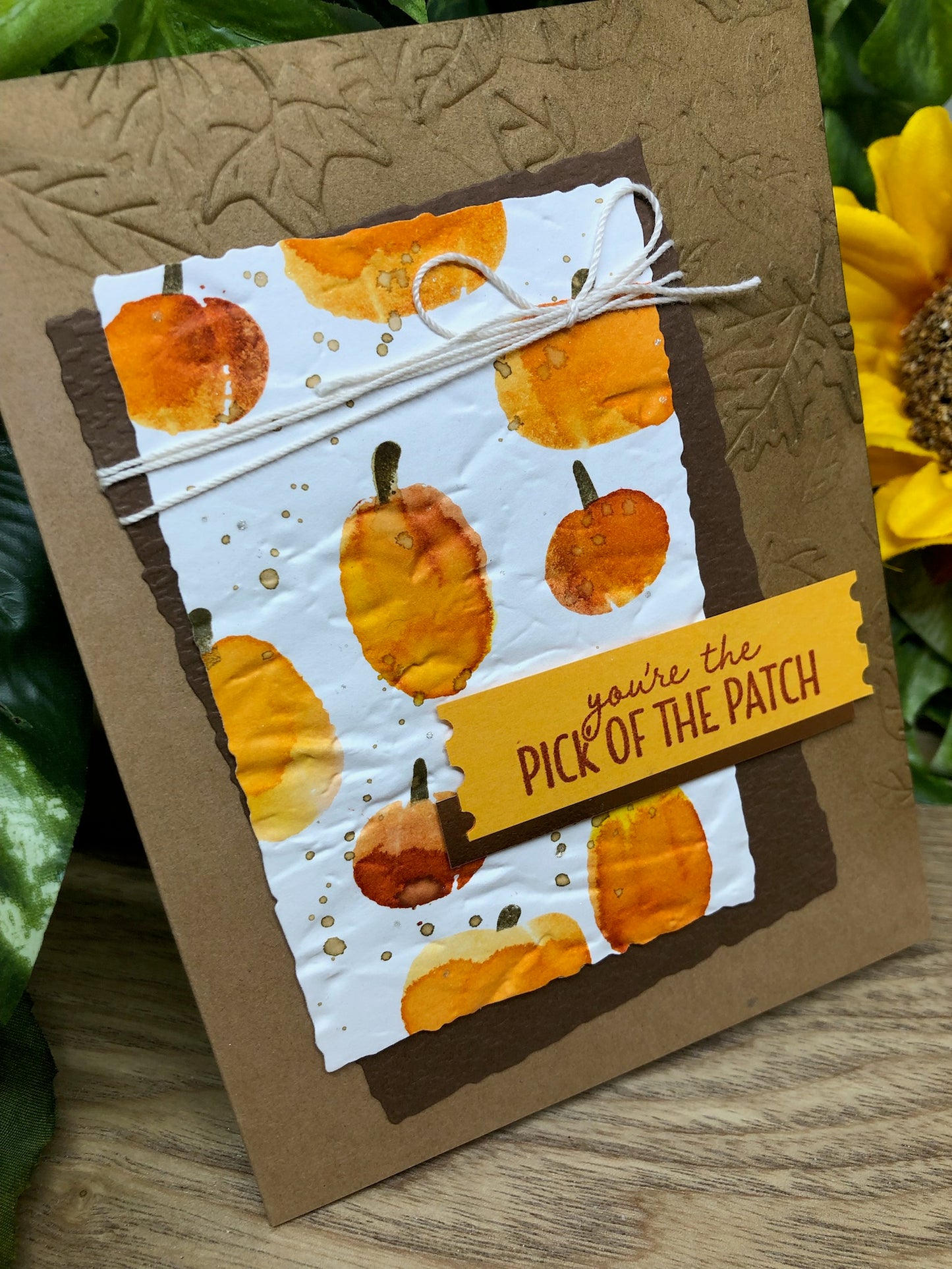Pick of the Patch Handmade Card