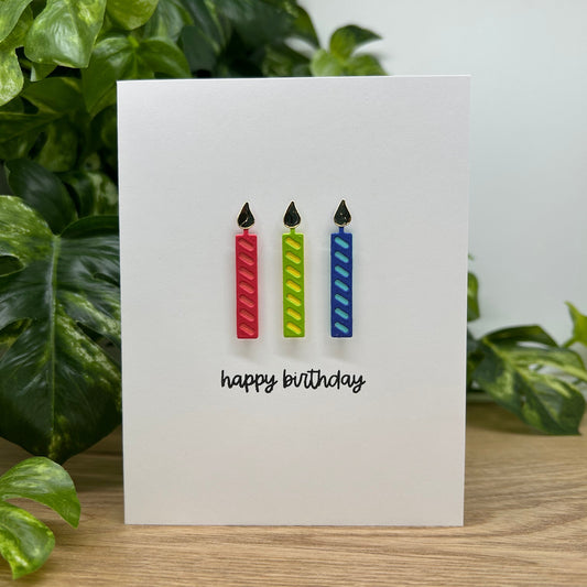 Birthday Candles Card