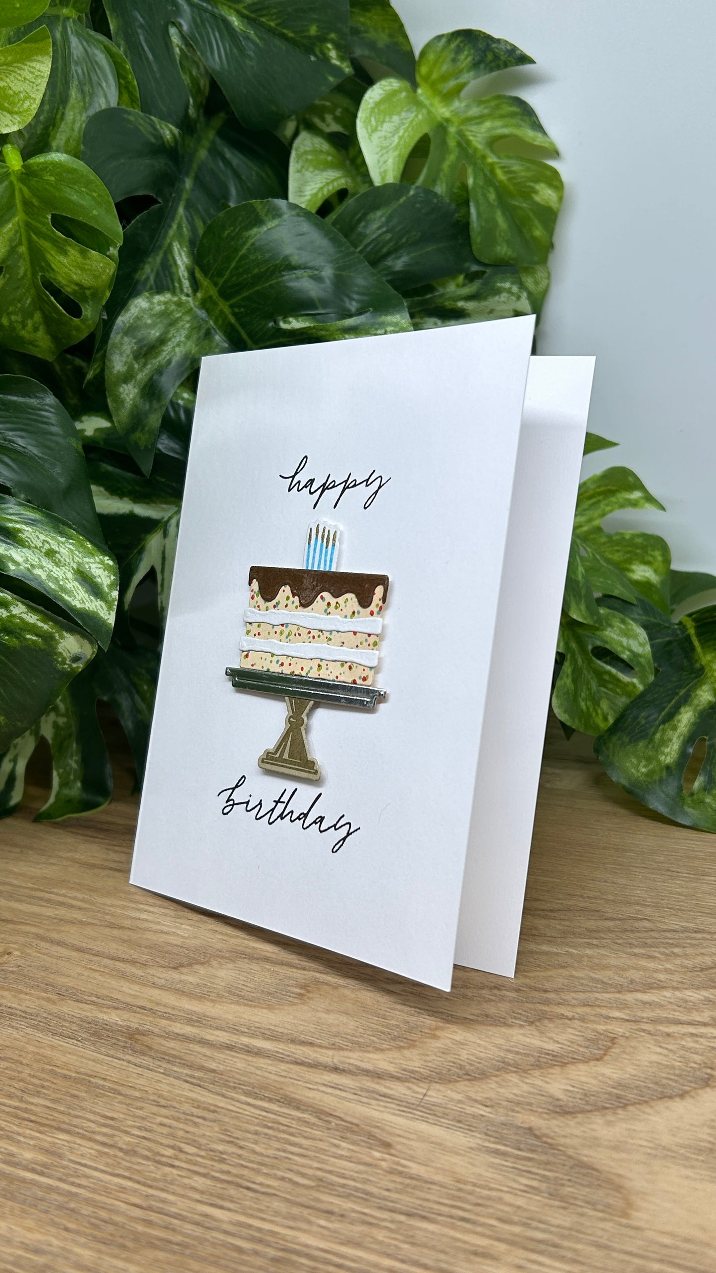 Birthday Cake Handmade Card