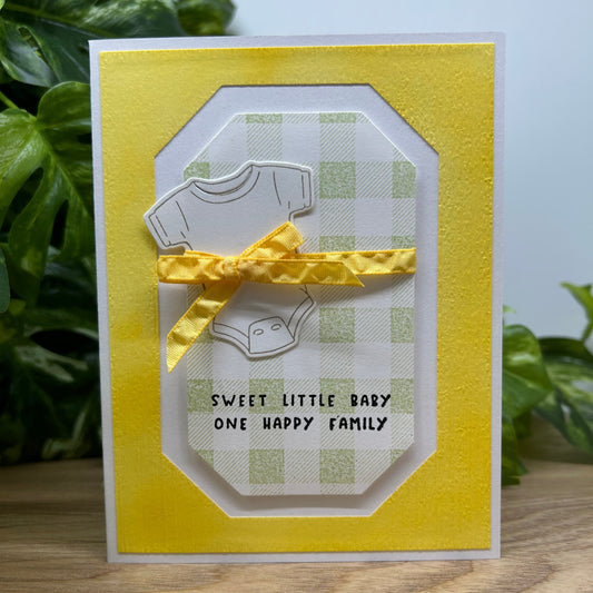 Baby Onesie Handmade Card