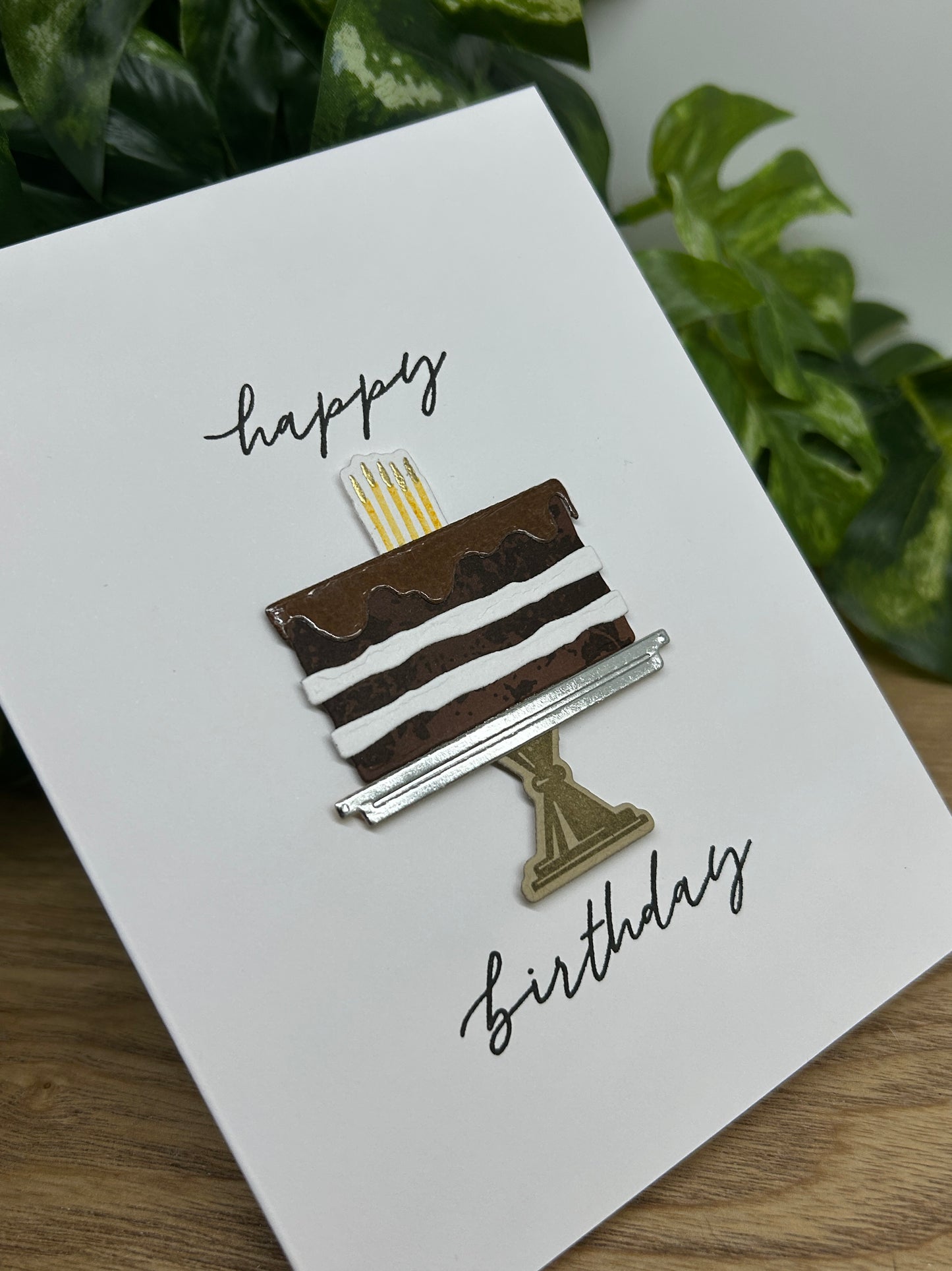 Birthday Cake Handmade Card