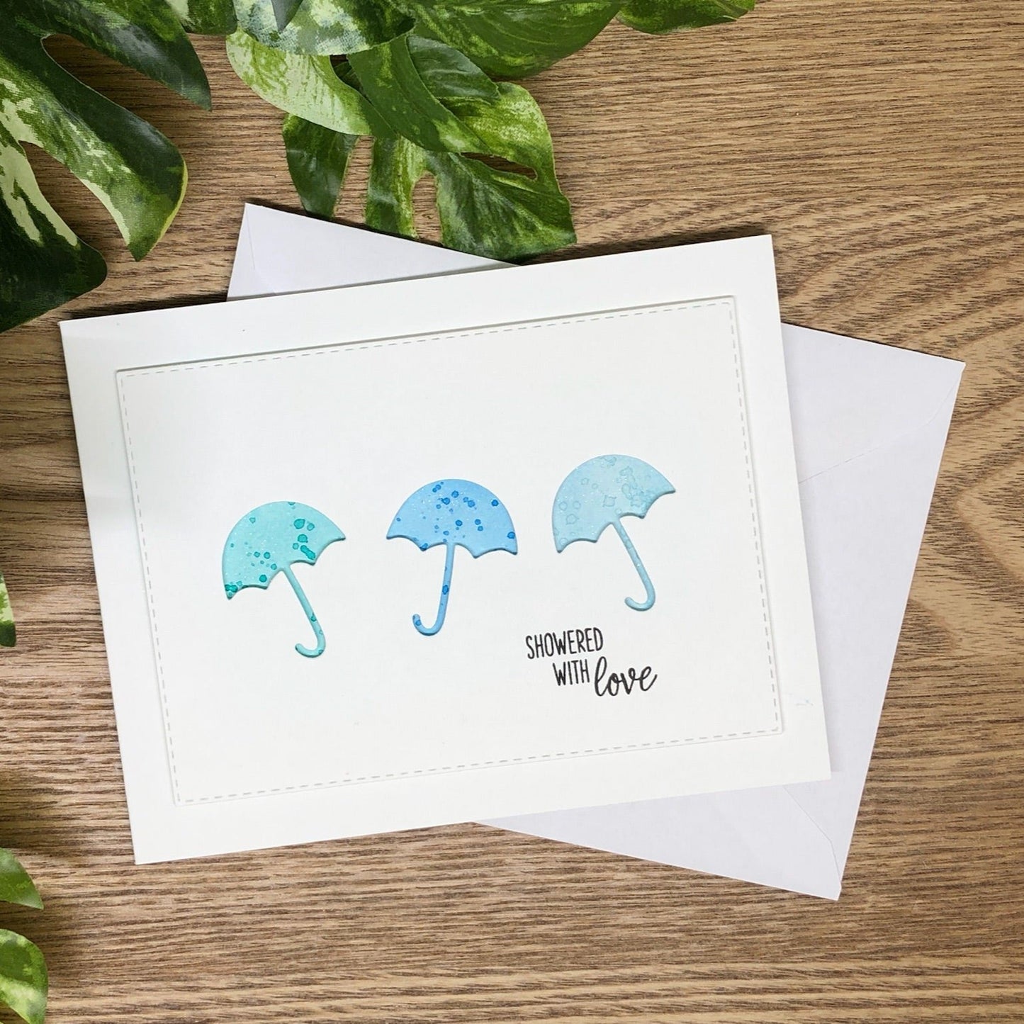 Showered With Love Handmade Card