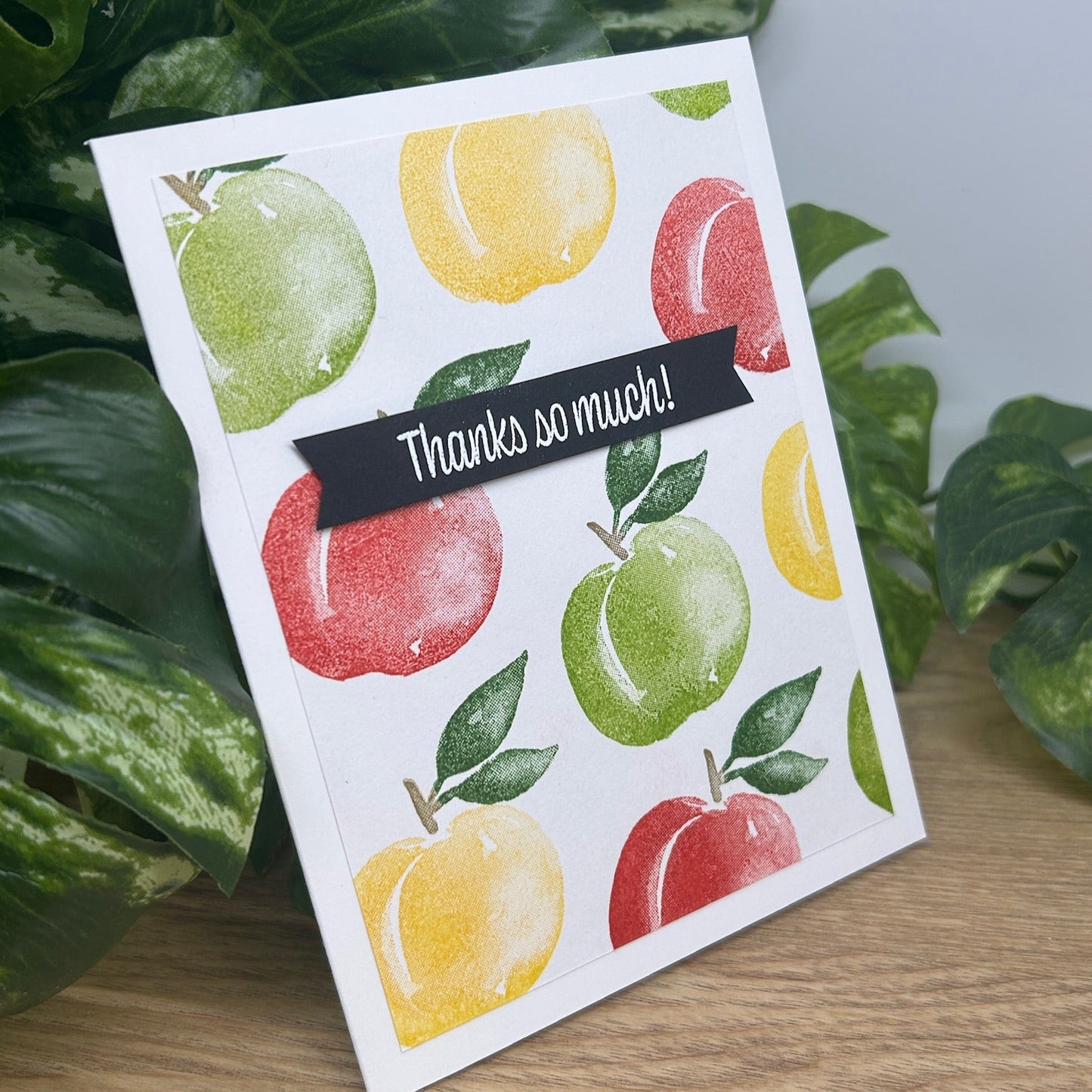 Apple Thank You Card