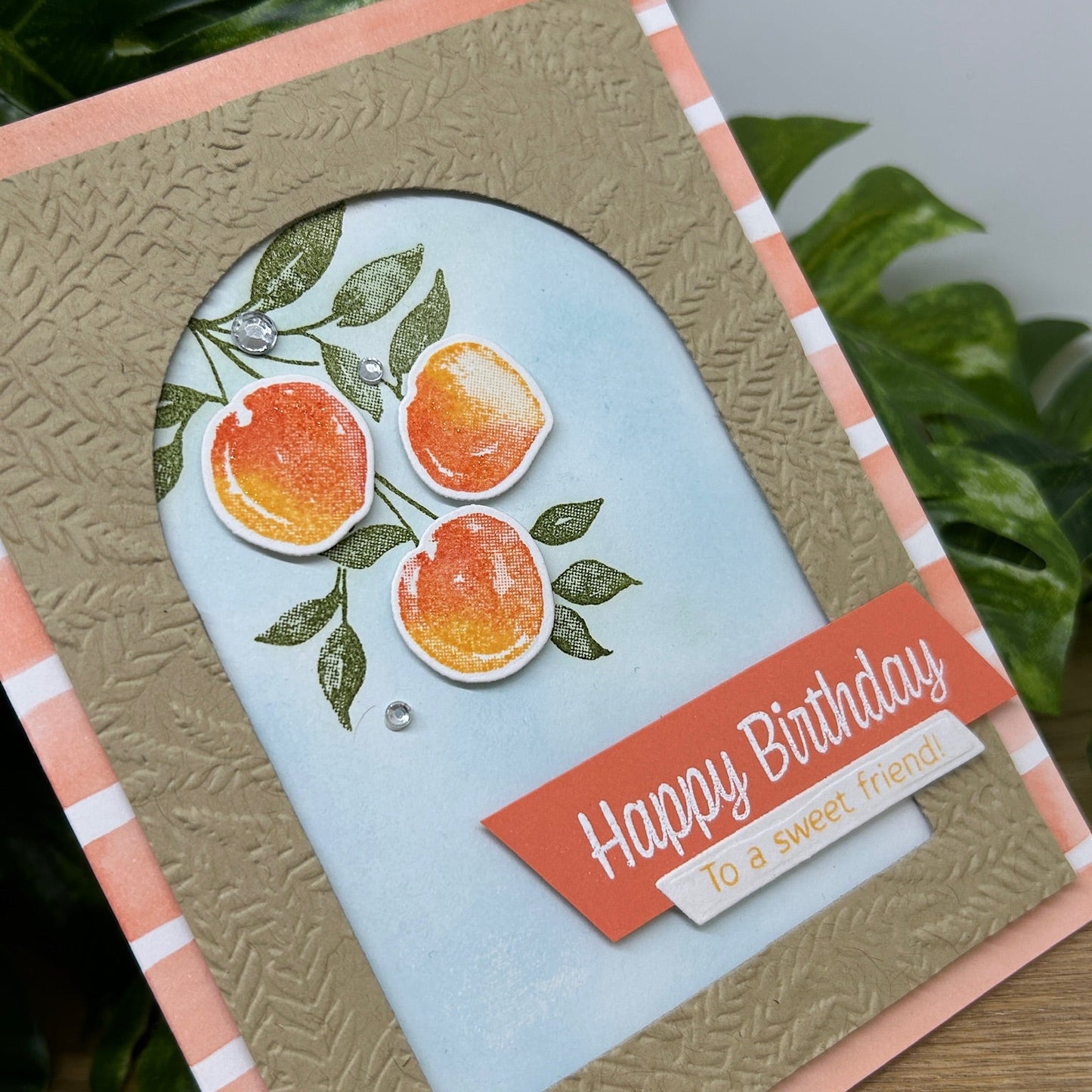 Birthday Peach Card