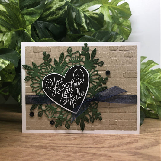 You Had Me at Hello Handmade Card