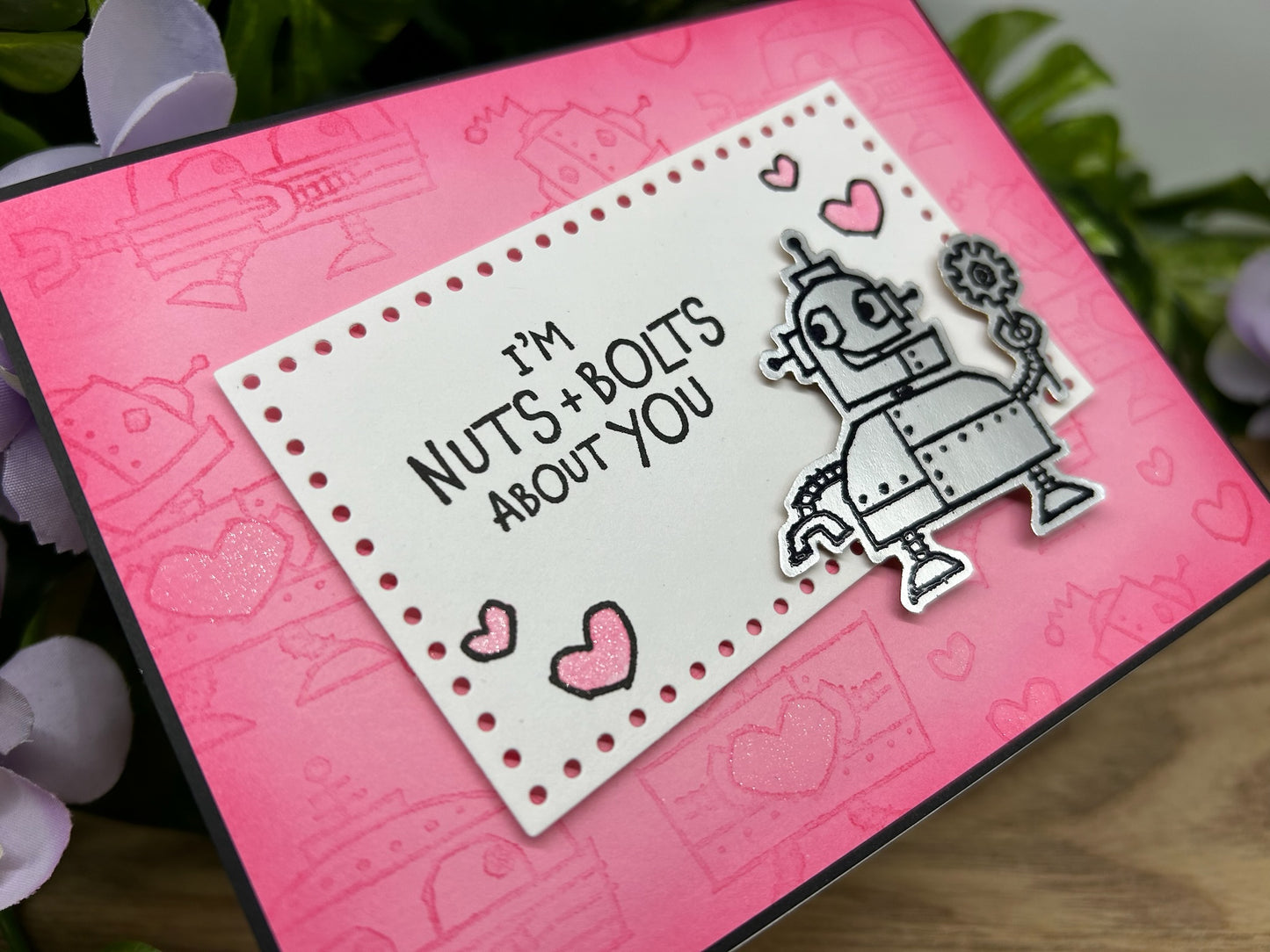 Nuts & Bolts About You Handmade Card