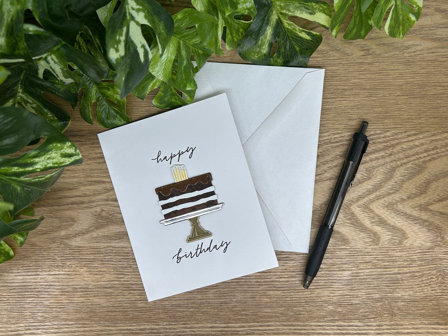 Birthday Cake Handmade Card